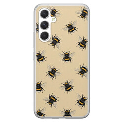 Leuke Telefoonhoesjes Samsung Galaxy A54 siliconen hoesje - Bee happy