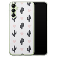 Leuke Telefoonhoesjes Samsung Galaxy A14 siliconen hoesje - Cactus love