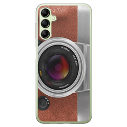 Leuke Telefoonhoesjes Samsung Galaxy A14 siliconen hoesje - Vintage camera