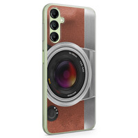 Leuke Telefoonhoesjes Samsung Galaxy A14 siliconen hoesje - Vintage camera