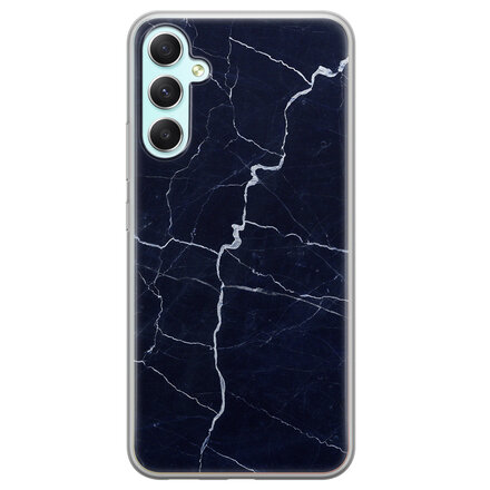 Marmer navy blauw