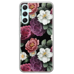 Leuke Telefoonhoesjes Samsung Galaxy A34 siliconen hoesje - Bloemenliefde