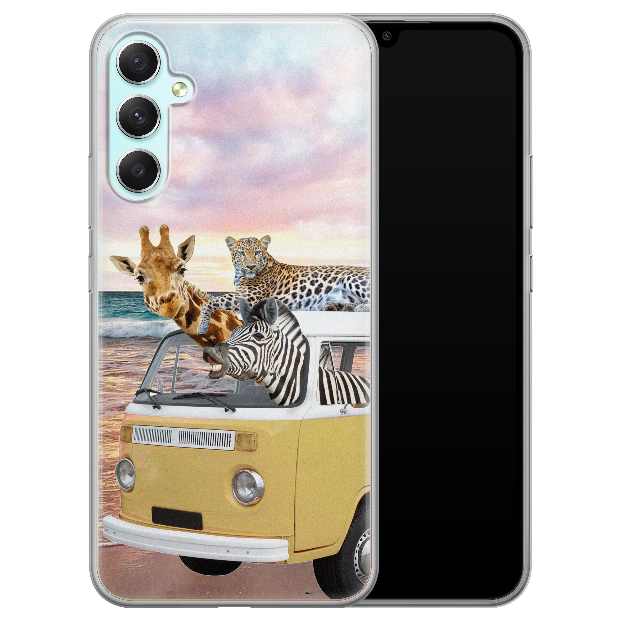 Leuke Telefoonhoesjes Samsung Galaxy A34 siliconen hoesje - Wanderlust