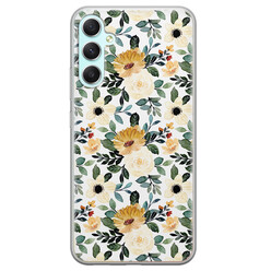 Leuke Telefoonhoesjes Samsung Galaxy A34 siliconen hoesje - Lovely flower