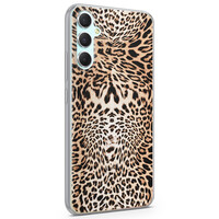 Leuke Telefoonhoesjes Samsung Galaxy A34 siliconen hoesje - Wild animal