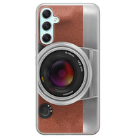 Leuke Telefoonhoesjes Samsung Galaxy A34 siliconen hoesje - Vintage camera