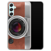 Leuke Telefoonhoesjes Samsung Galaxy A34 siliconen hoesje - Vintage camera