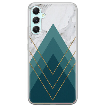 Geometrisch blauw