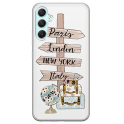 Leuke Telefoonhoesjes Samsung Galaxy A34 siliconen hoesje - Where to go next