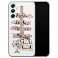 Leuke Telefoonhoesjes Samsung Galaxy A34 siliconen hoesje - Where to go next