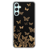 Leuke Telefoonhoesjes Samsung Galaxy A34 siliconen hoesje - Vlinders