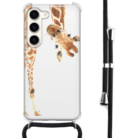 Giraffe peekaboo