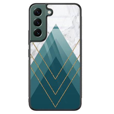 Geometrisch blauw