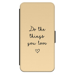 Leuke Telefoonhoesjes iPhone 14 bookcase leer - Do the things you love
