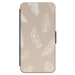 Leuke Telefoonhoesjes iPhone 14 bookcase leer - Veren