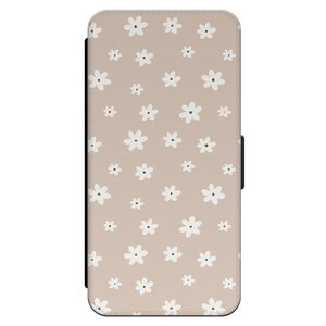 Leuke Telefoonhoesjes iPhone 14 bookcase leer - Cute flowers