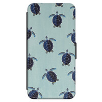 Leuke Telefoonhoesjes iPhone 14 bookcase leer - Schildpadden