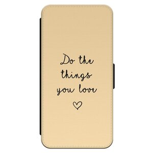 Leuke Telefoonhoesjes iPhone 14 Pro bookcase leer - Do the things you love