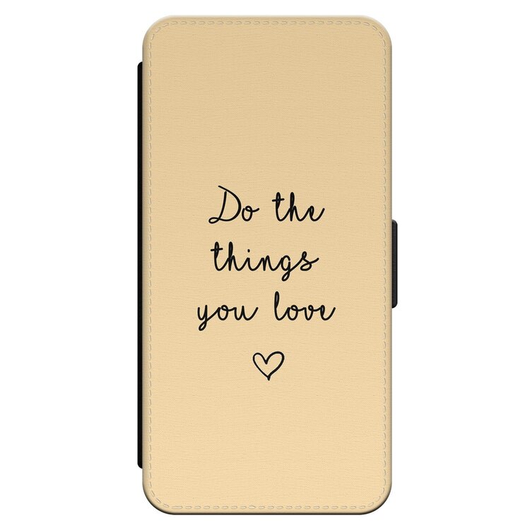 Leuke Telefoonhoesjes iPhone 14 Pro bookcase leer - Do the things you love