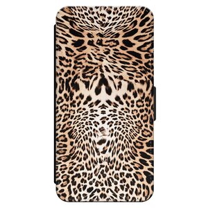 Leuke Telefoonhoesjes iPhone 14 Pro bookcase leer - Wild animal