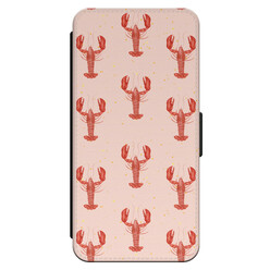 Leuke Telefoonhoesjes iPhone 14 Pro bookcase leer - Lobster