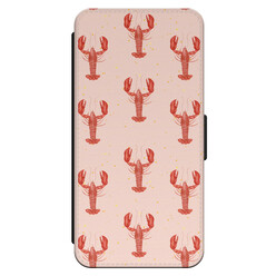 Leuke Telefoonhoesjes iPhone 14 Pro bookcase leer - Lobster