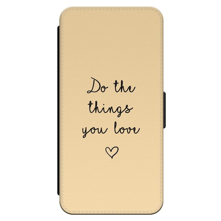 Leuke Telefoonhoesjes iPhone 14 Pro Max bookcase leer - Do the things you love