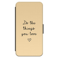 Leuke Telefoonhoesjes iPhone 13 bookcase leer - Do the things you love