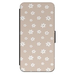 Leuke Telefoonhoesjes iPhone 13 bookcase leer - Cute flowers