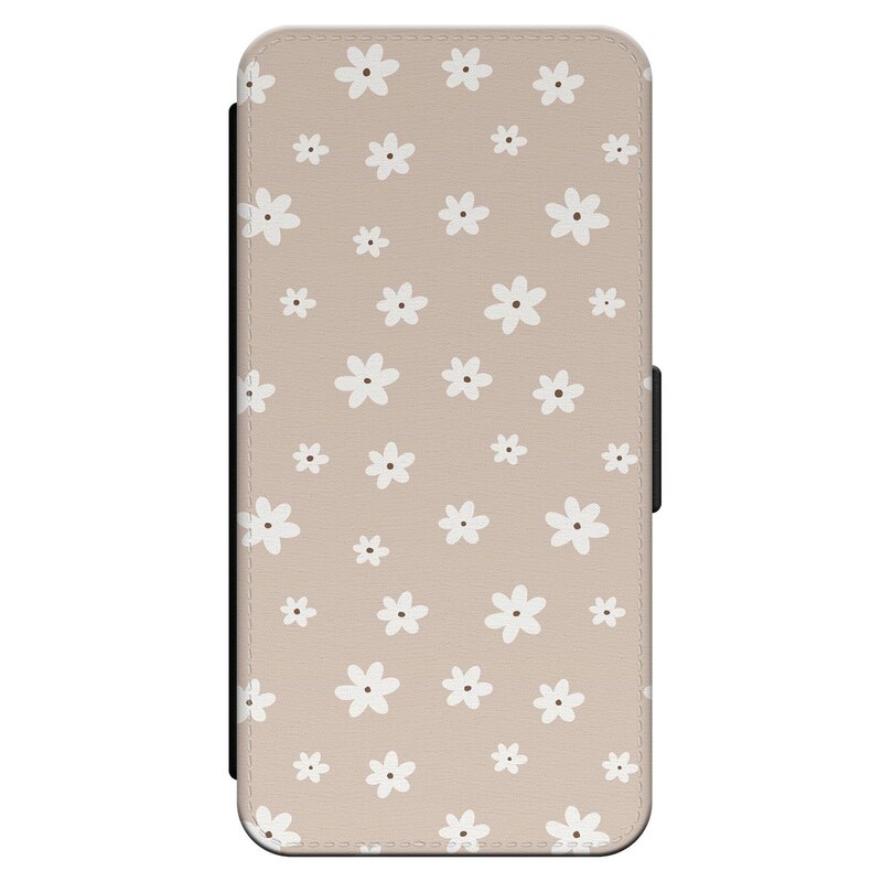 Leuke Telefoonhoesjes iPhone 13 bookcase leer - Cute flowers