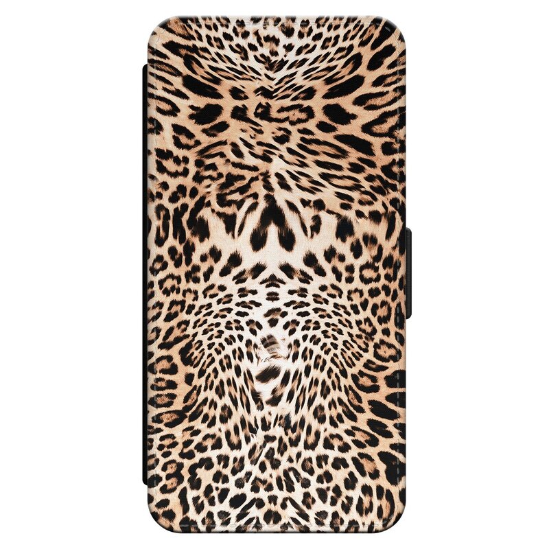 Leuke Telefoonhoesjes iPhone 13 bookcase leer - Wild animal