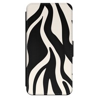 Leuke Telefoonhoesjes iPhone 13 Pro bookcase leer - Zebra