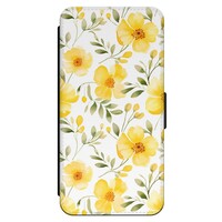 Leuke Telefoonhoesjes iPhone 13 Pro bookcase leer - Sunny flowers