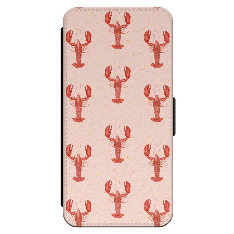 Leuke Telefoonhoesjes iPhone 13 Pro bookcase leer - Lobster