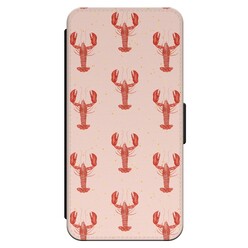 Leuke Telefoonhoesjes iPhone 13 Pro Max bookcase leer - Lobster