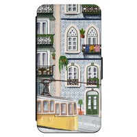 Leuke Telefoonhoesjes iPhone 12 (Pro) bookcase leer - Lissabon