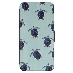 Leuke Telefoonhoesjes iPhone 12 (Pro) bookcase leer - Schildpadden