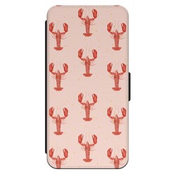 Leuke Telefoonhoesjes iPhone 12 (Pro) bookcase leer - Lobster