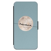 Leuke Telefoonhoesjes iPhone 11 bookcase leer - Moon birds