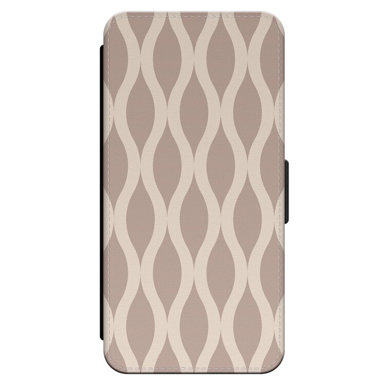 Leuke Telefoonhoesjes iPhone 11 bookcase leer - Abstract beige