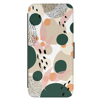 Leuke Telefoonhoesjes Samsung Galaxy S23 bookcase leer - Abstract print