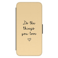 Leuke Telefoonhoesjes Samsung Galaxy S23 bookcase leer - Do the things you love