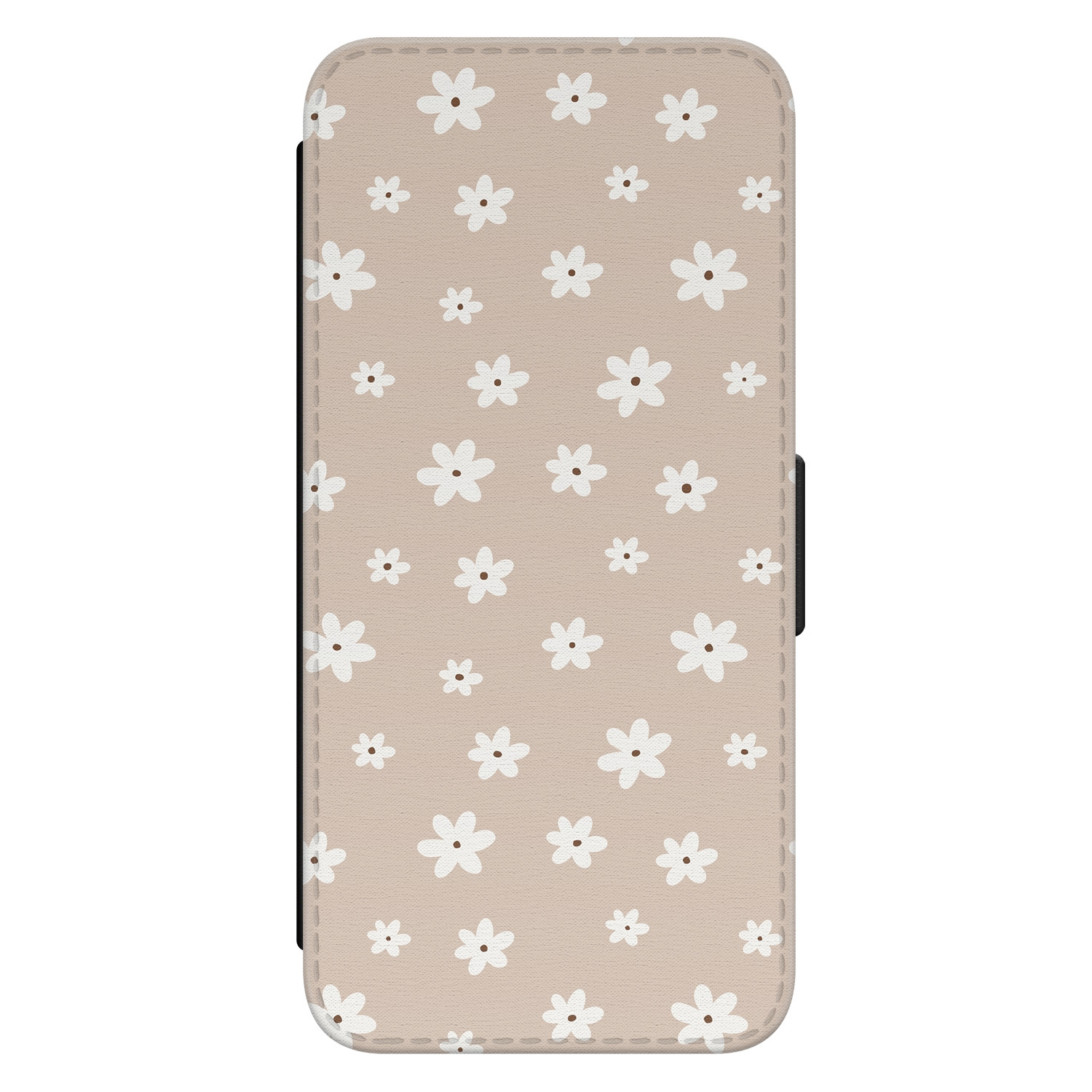 Leuke Telefoonhoesjes Samsung Galaxy S23 bookcase leer - Cute flowers