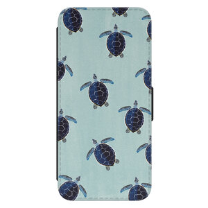 Leuke Telefoonhoesjes Samsung Galaxy S23 bookcase leer - Schildpadden