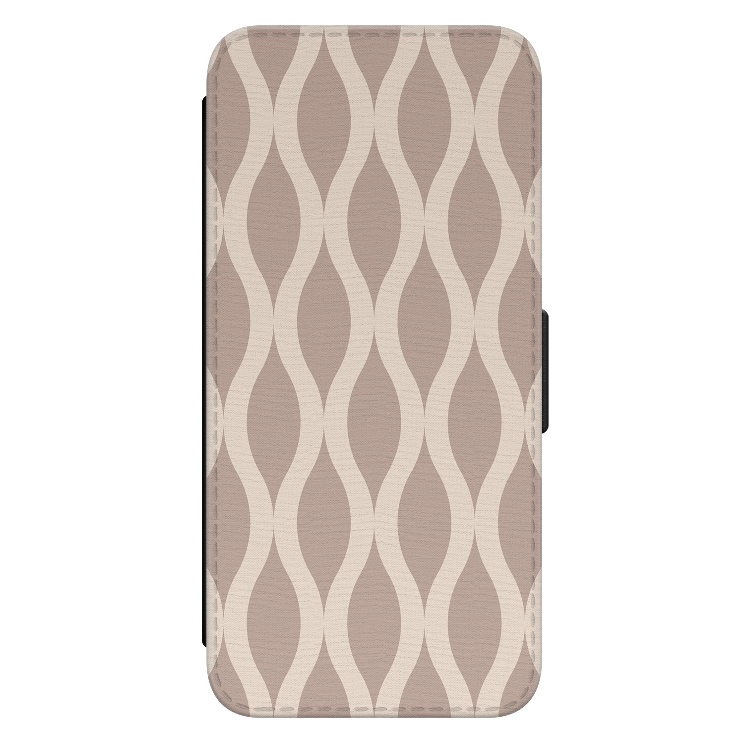 Leuke Telefoonhoesjes Samsung Galaxy S22 bookcase leer - Abstract beige