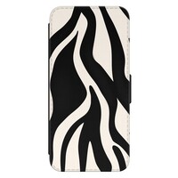 Leuke Telefoonhoesjes Samsung Galaxy A34 bookcase leer - Zebra