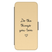 Leuke Telefoonhoesjes Samsung Galaxy A34 bookcase leer - Do the things you love