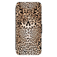 Leuke Telefoonhoesjes Samsung Galaxy A34 bookcase leer - Wild animal