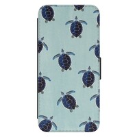 Leuke Telefoonhoesjes Samsung Galaxy A34 bookcase leer - Schildpadden
