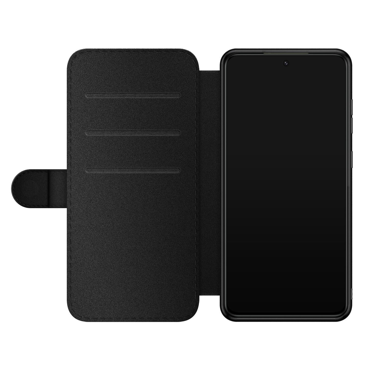 Leuke Telefoonhoesjes Samsung Galaxy A54 bookcase leer - Marmer zwart goud